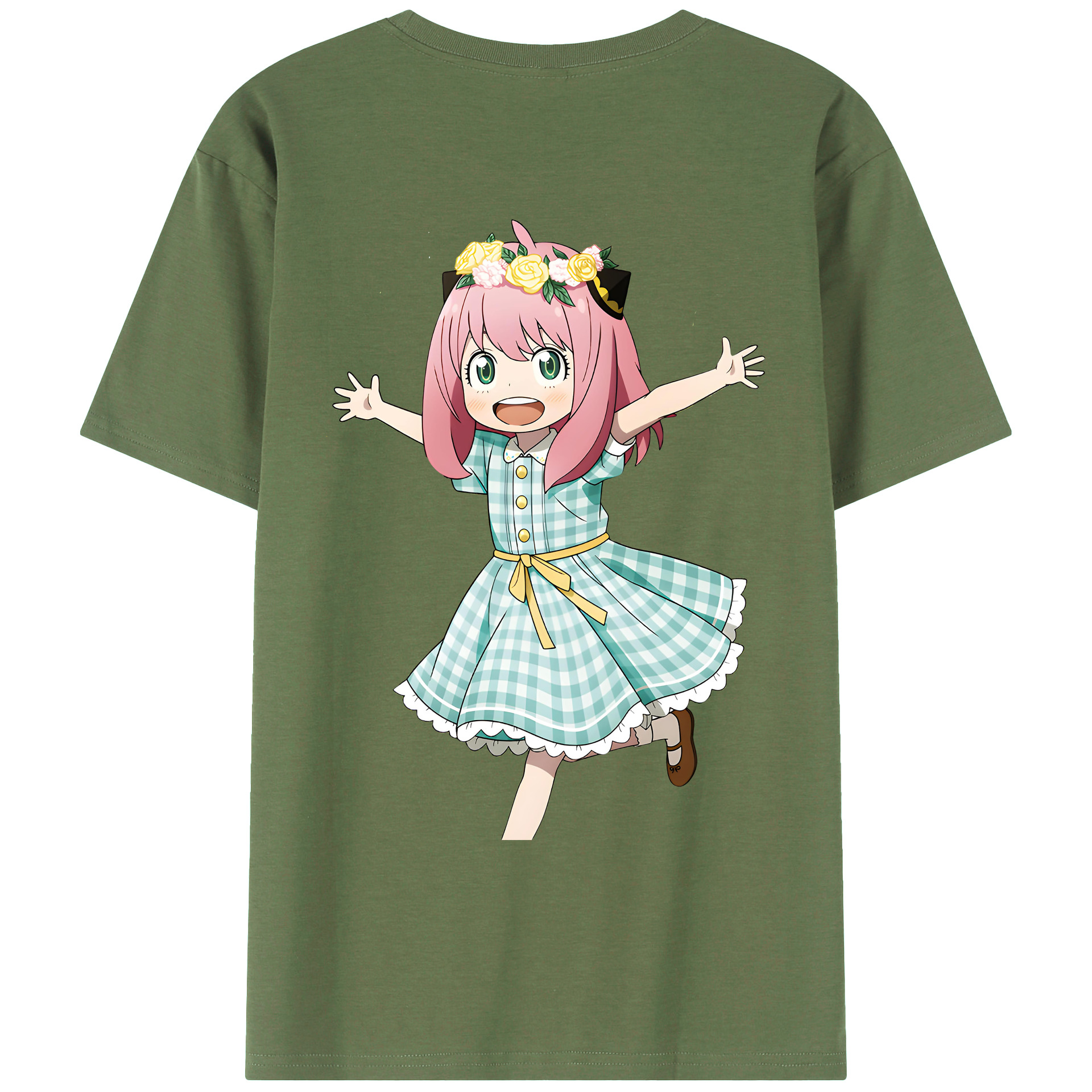 （画像用） SPY×FAMILY间谍家家酒 綿100％ メンズ半袖Tシャツ（バックプリント） 通気性